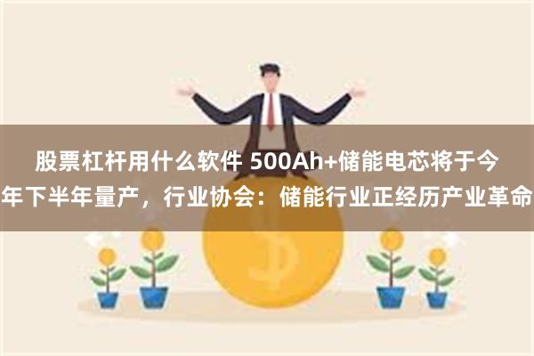 股票杠杆用什么软件 500Ah+储能电芯将于今年下半年量产，行业协会：储能行业正经历产业革命