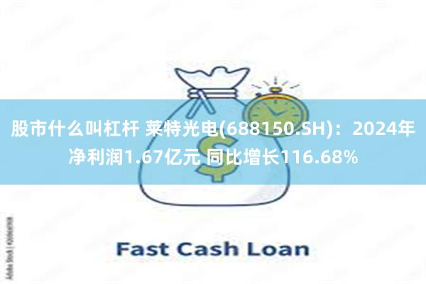股市什么叫杠杆 莱特光电(688150.SH)：2024年净利润1.67亿元 同比增长116.68%