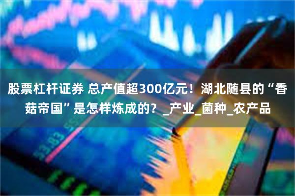 股票杠杆证券 总产值超300亿元！湖北随县的“香菇帝国”是怎样炼成的？_产业_菌种_农产品