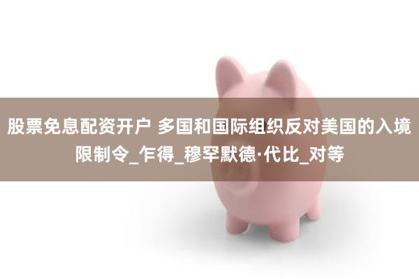 股票免息配资开户 多国和国际组织反对美国的入境限制令_乍得_穆罕默德·代比_对等